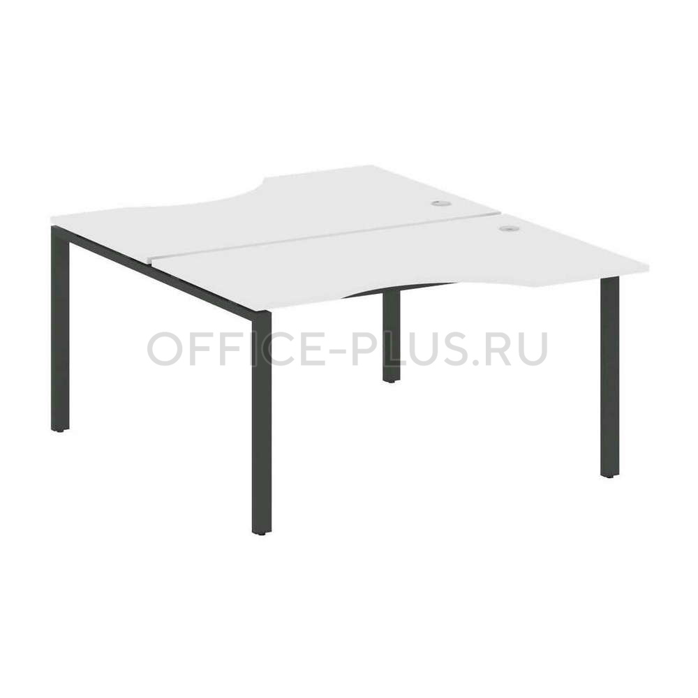 Рабочая станция 2 места Metal System Style на металлокаркасе БП.РАС-СА-2.2