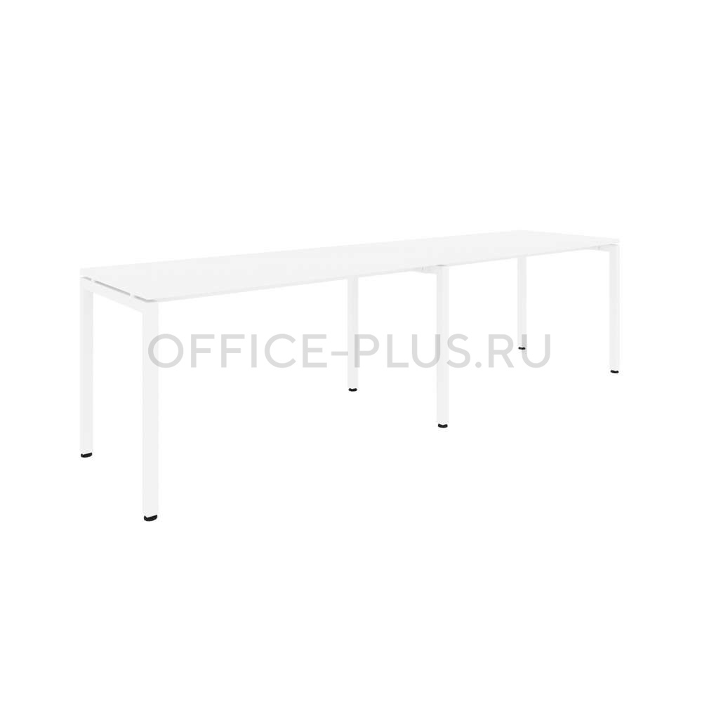 Рабочая станция 2 места Стил на металлокаркасе 11140x2+11101+11103