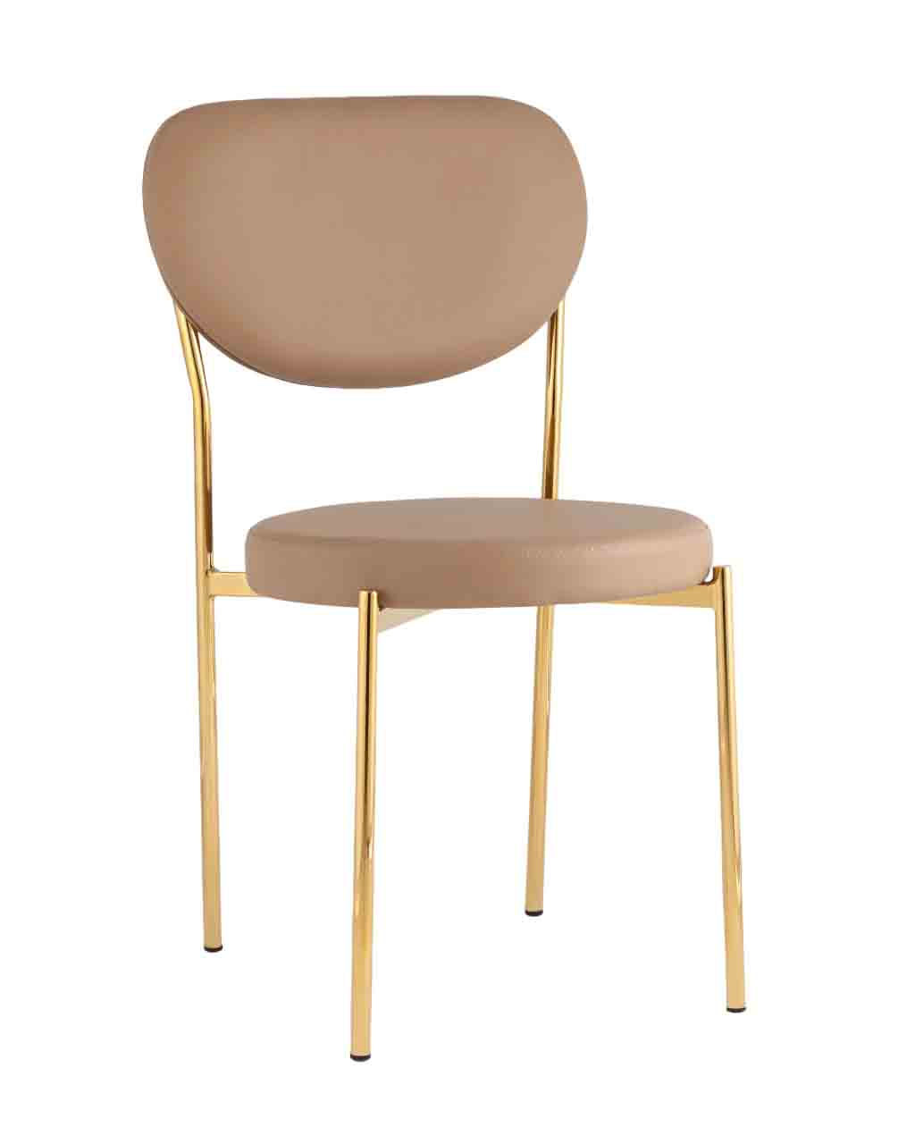 Стул обеденный Stool Group Барбара золотые ножки экокожа