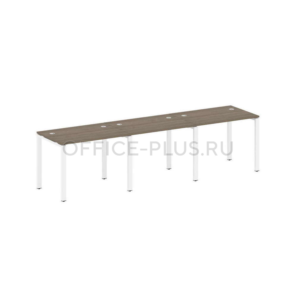 Рабочая станция 3 места Metal System Style на металлокаркасе БП.СМ-3.1