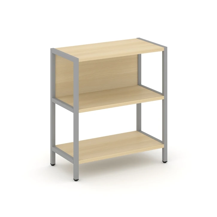 Односекционный стеллаж двухярусный Shelf System (металл серый) SN.STM-211