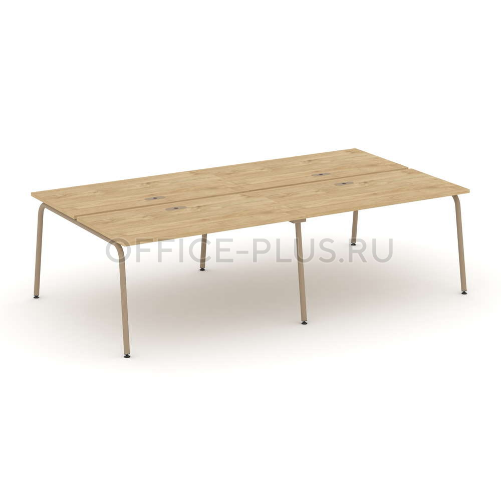 Рабочая станция 4 места на металлокаркасе Estetica ES.D.RS-4.3-LK