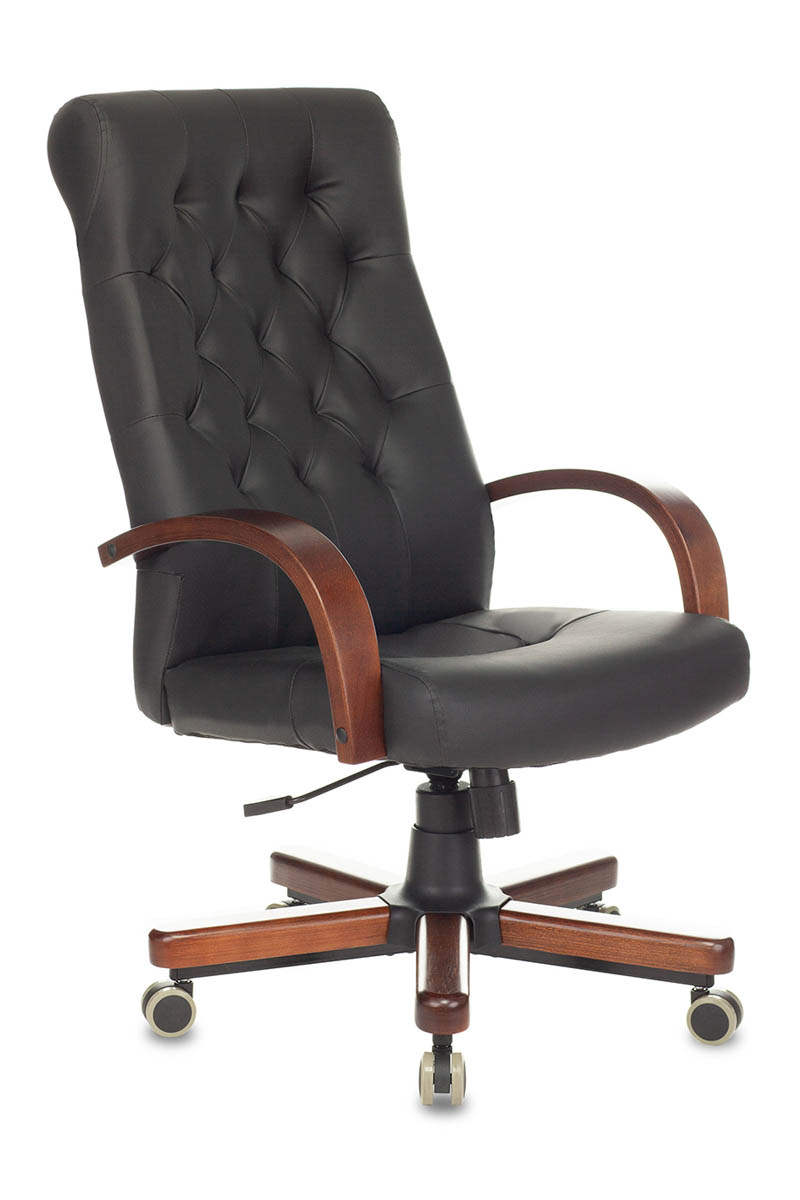Кресло руководителя Бюрократ T-9928WALNUT/ECO экокожа