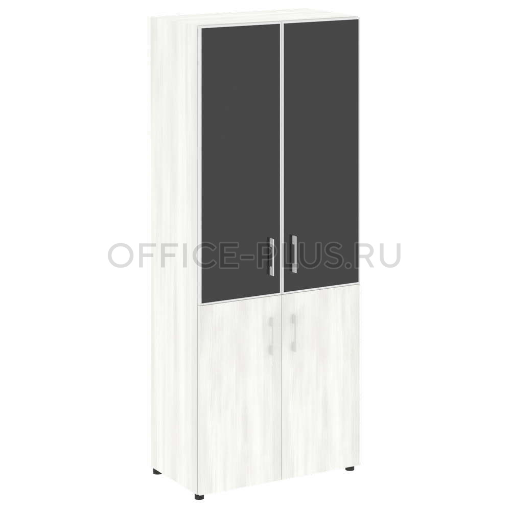 Шкаф высокий Yalta LT.ST-1.2R White/Black