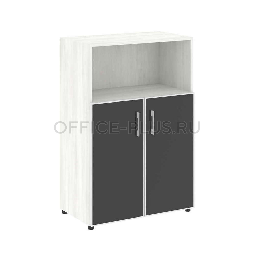 Шкаф средний Yalta LT.ST-2.2 R White/Black
