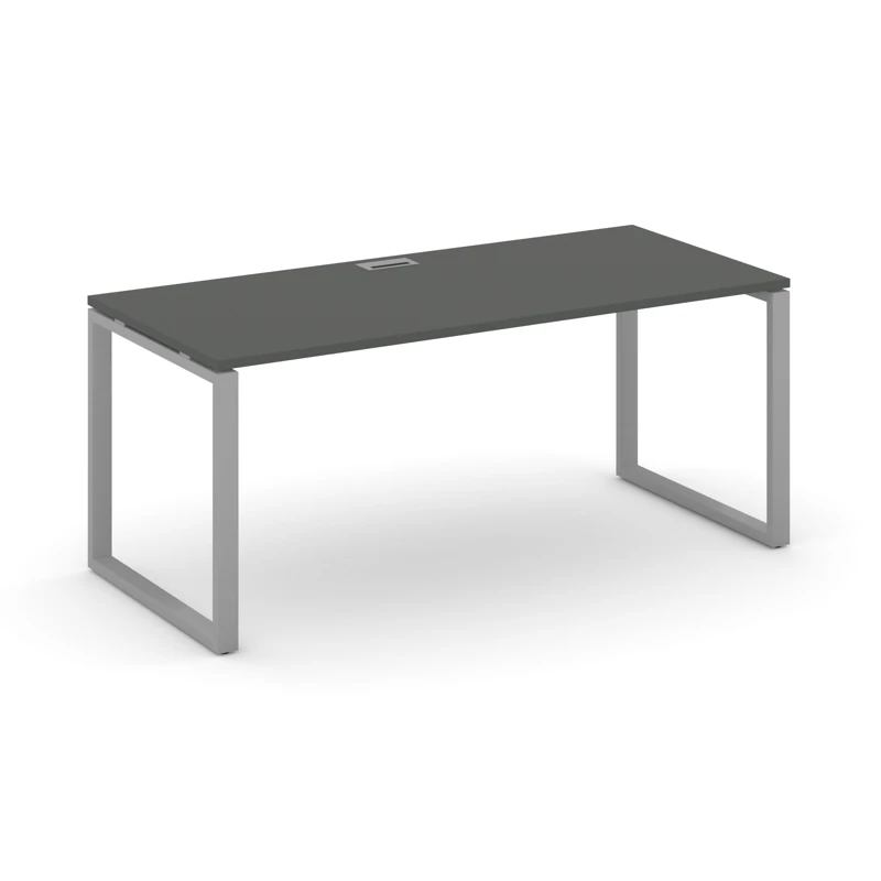 Стол руководителя на металлокаркасе (О-60x30 серый) STYLE PROJECT DIRECT SN-6O.SR-025.M