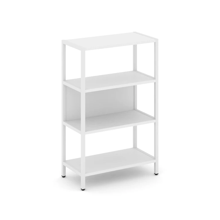 Односекционный стеллаж трехярусный Shelf System (металл белый) SN.STM-311