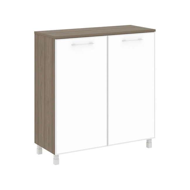 Шкаф средний Yalta LT.SD-1.4R white/black