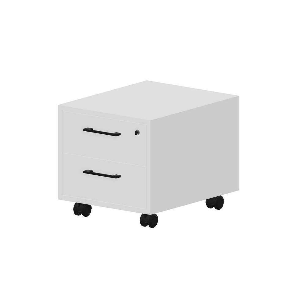 Тумба подкатная 2 ящика, с замком Link LKMPL2