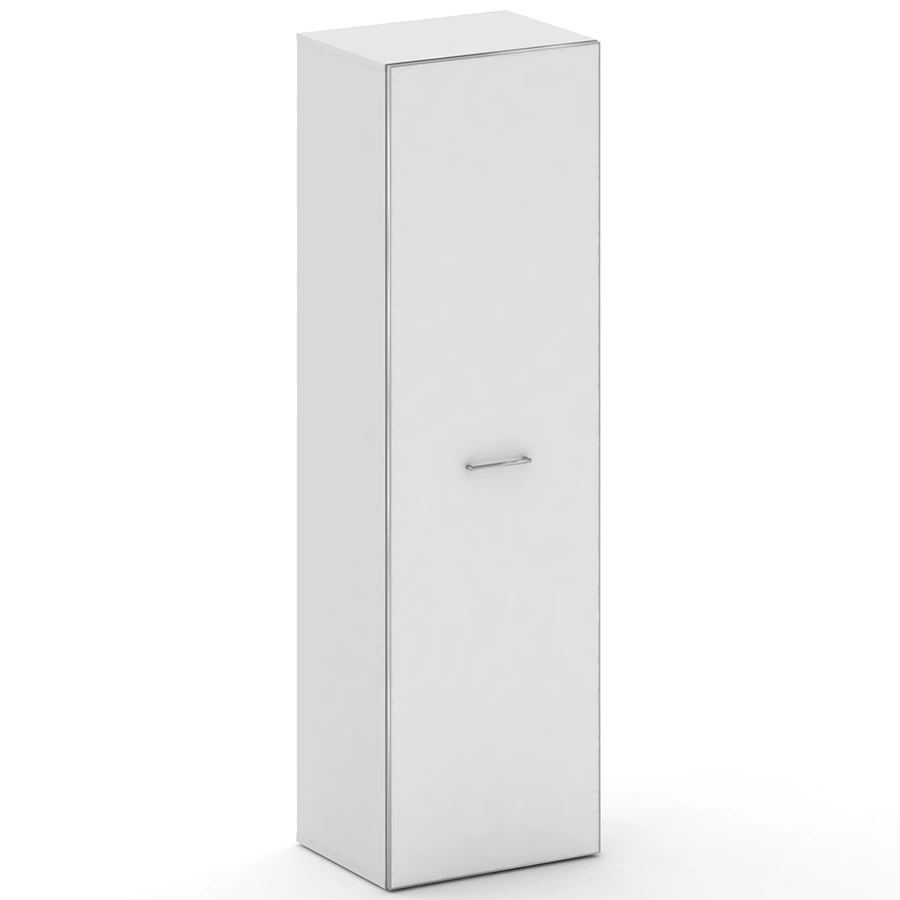 Шкаф для одежды узкий Cross CR.GB-102 white