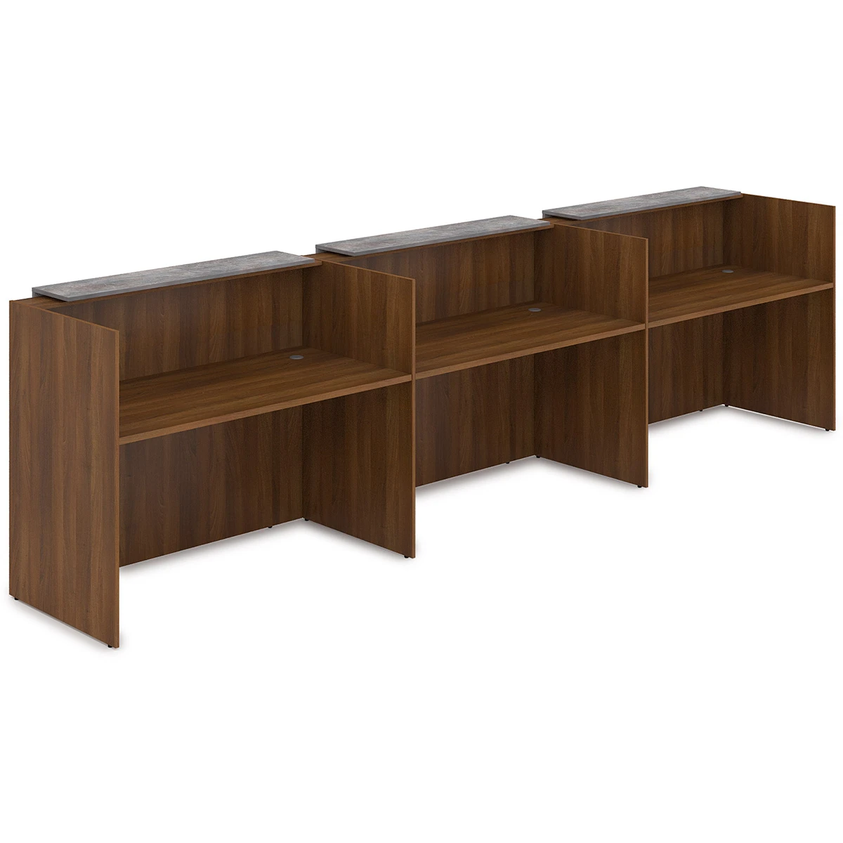 Комплект с фартуком ЛДСП (без подсветки) Lounge 1КР-ДС.003