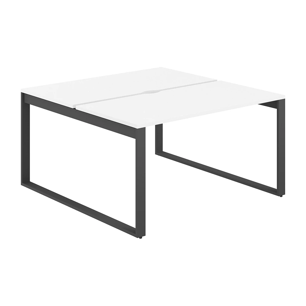 Рабочая станция с вырезом, на металлокаркасе (О-70x20) Allegro AG.131