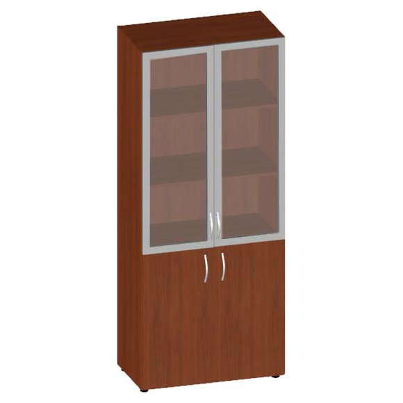 Шкаф высокий Консул ФР-6.0+КН-4.0+(60.0+С174)*2_satin