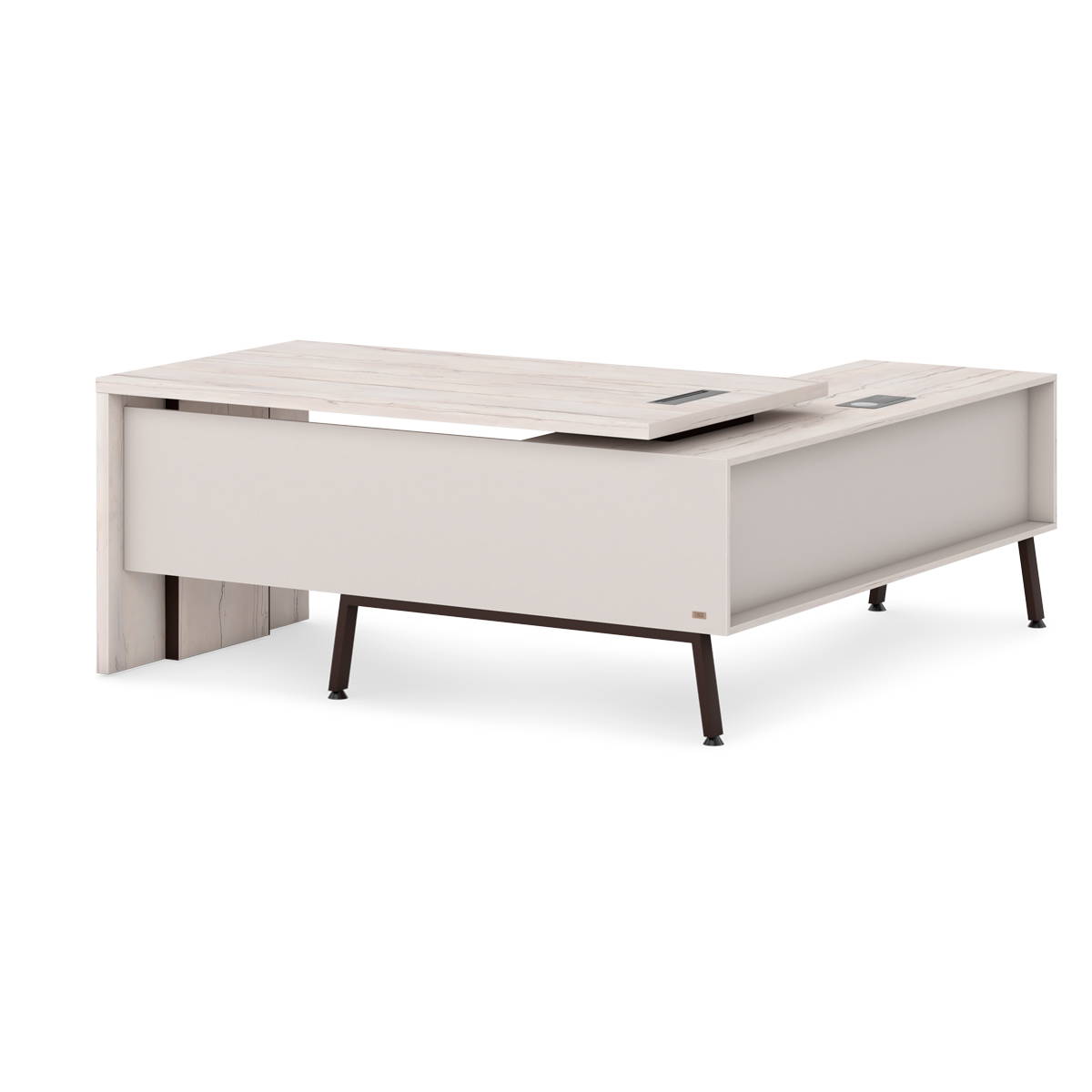 Стол руководителя с тумбой Lavana Supreme T-117л/пр