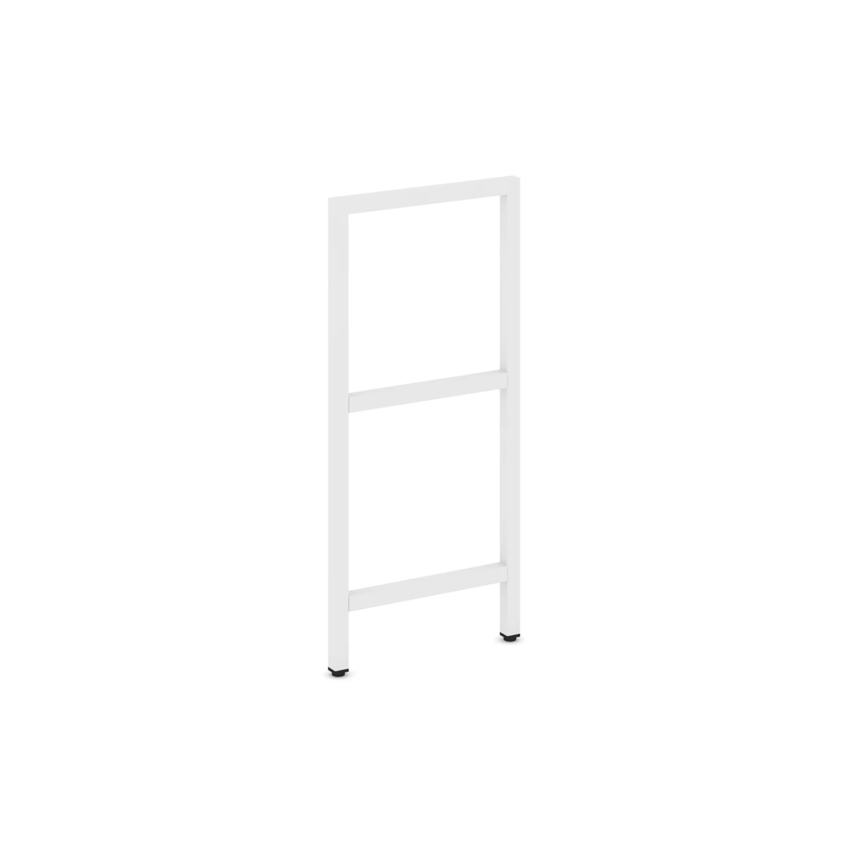 Боковина стеллажа 2 яруса левая завершающая Shelf System (металл белый) SN.MSZ-2(L)