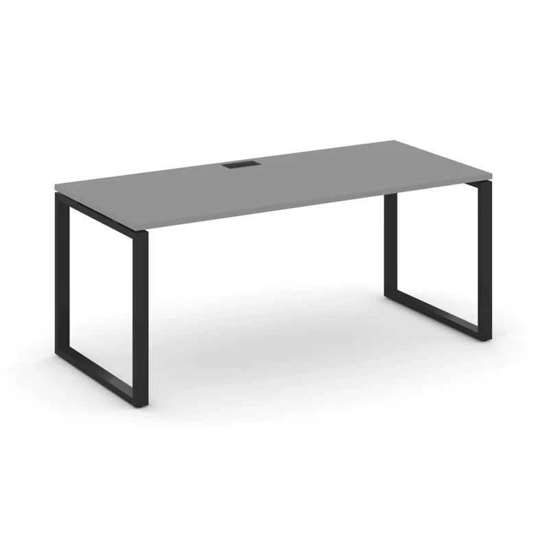 Стол руководителя на металлокаркасе (О-60x30 черный) STYLE PROJECT DIRECT SN-6O.SR-013.M