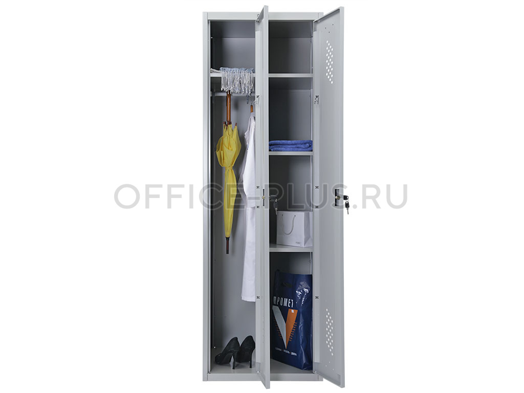 Шкаф металлический для одежды ПРАКТИК Стандарт LS-21 U
