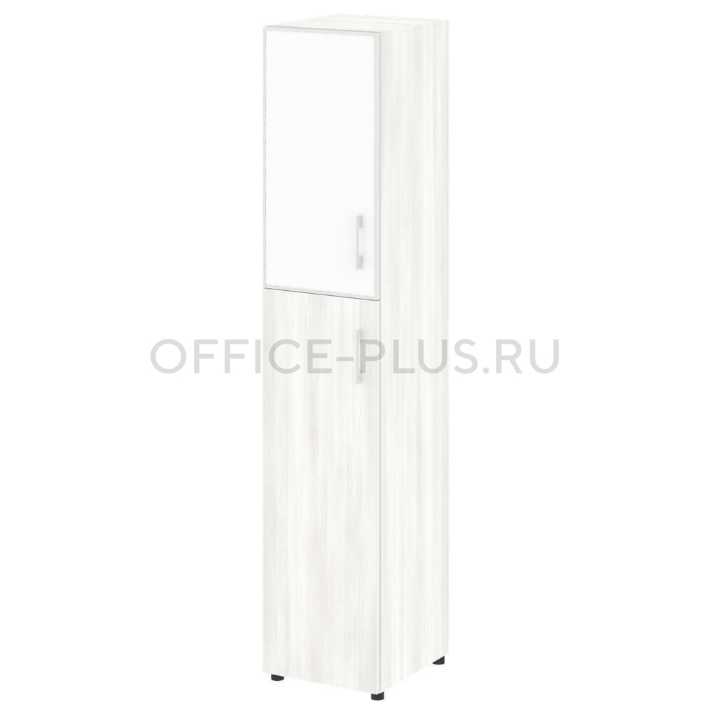 Шкаф пенал высокий Yalta LT.SU-1.7R L White/Black