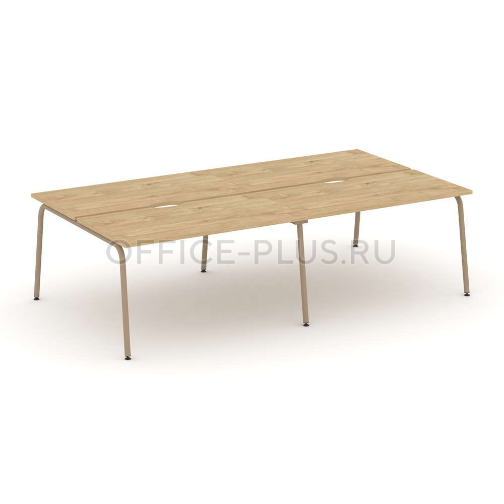 Рабочая станция 4 места на металлокаркасе Estetica ES.D.RS-4.3-VK