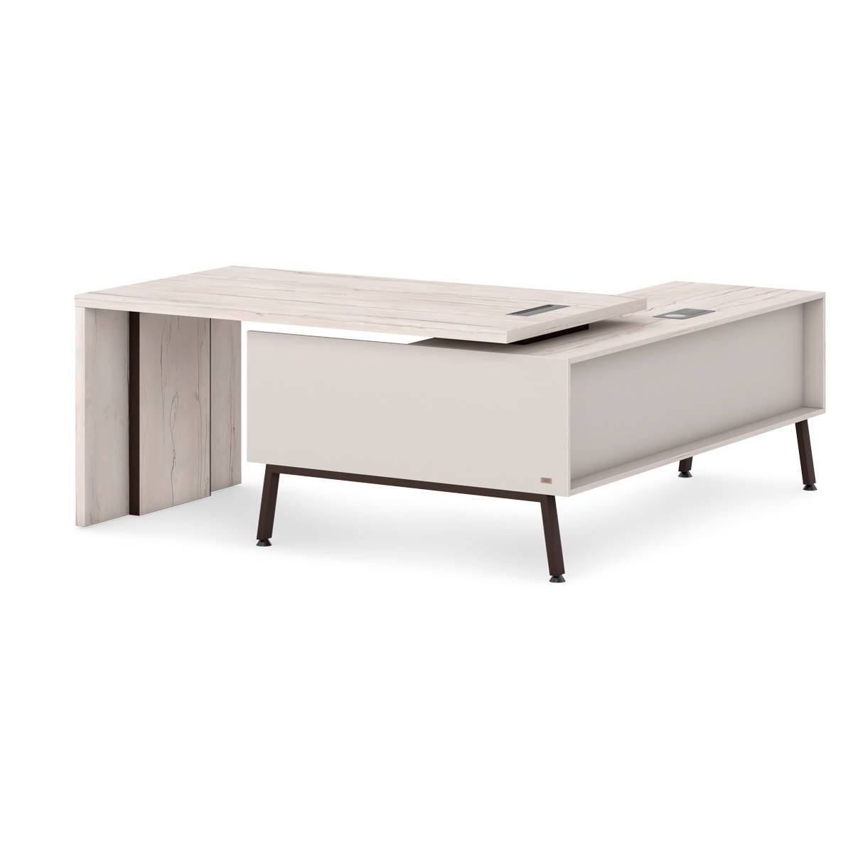 Стол руководителя с тумбой Lavana Supreme T-116л/пр
