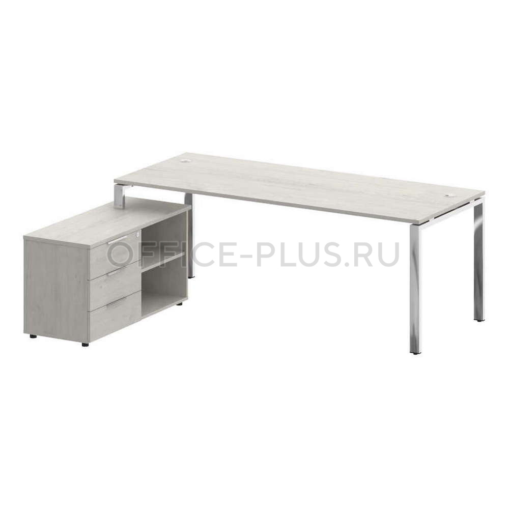 Стол руководителя Metal System Direct на металлокаркасе БГ.СРТ-6.8 Л