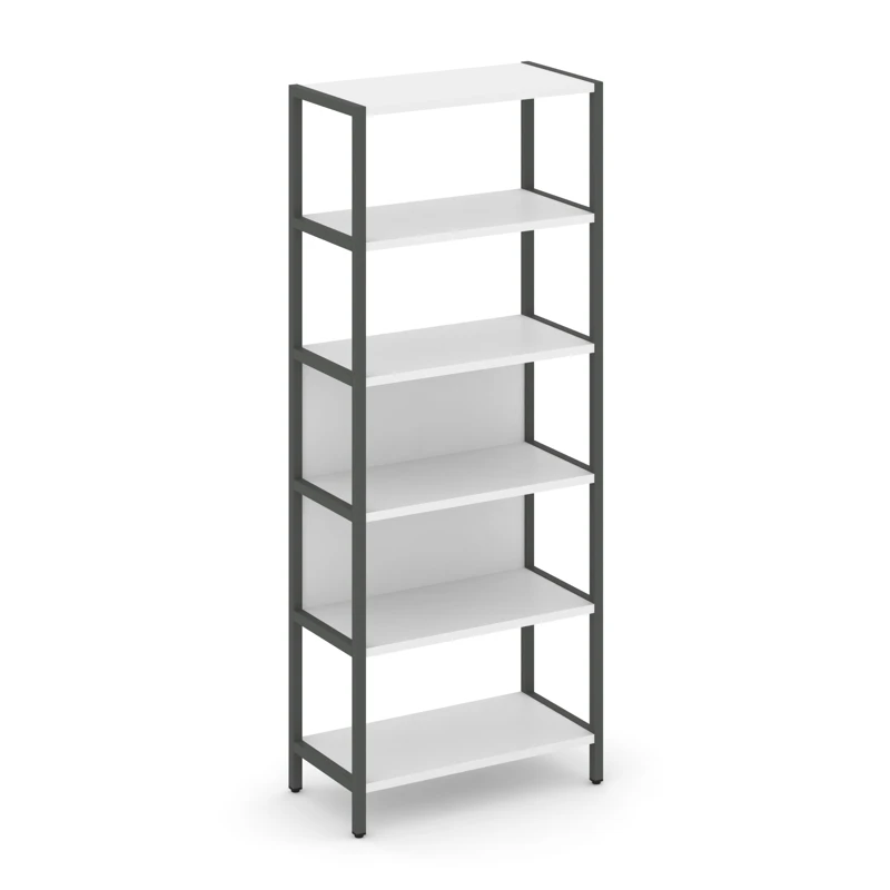 Односекционный стеллаж пятиярусный SHELF SYSTEM (металл антрацит) SN.STM-511