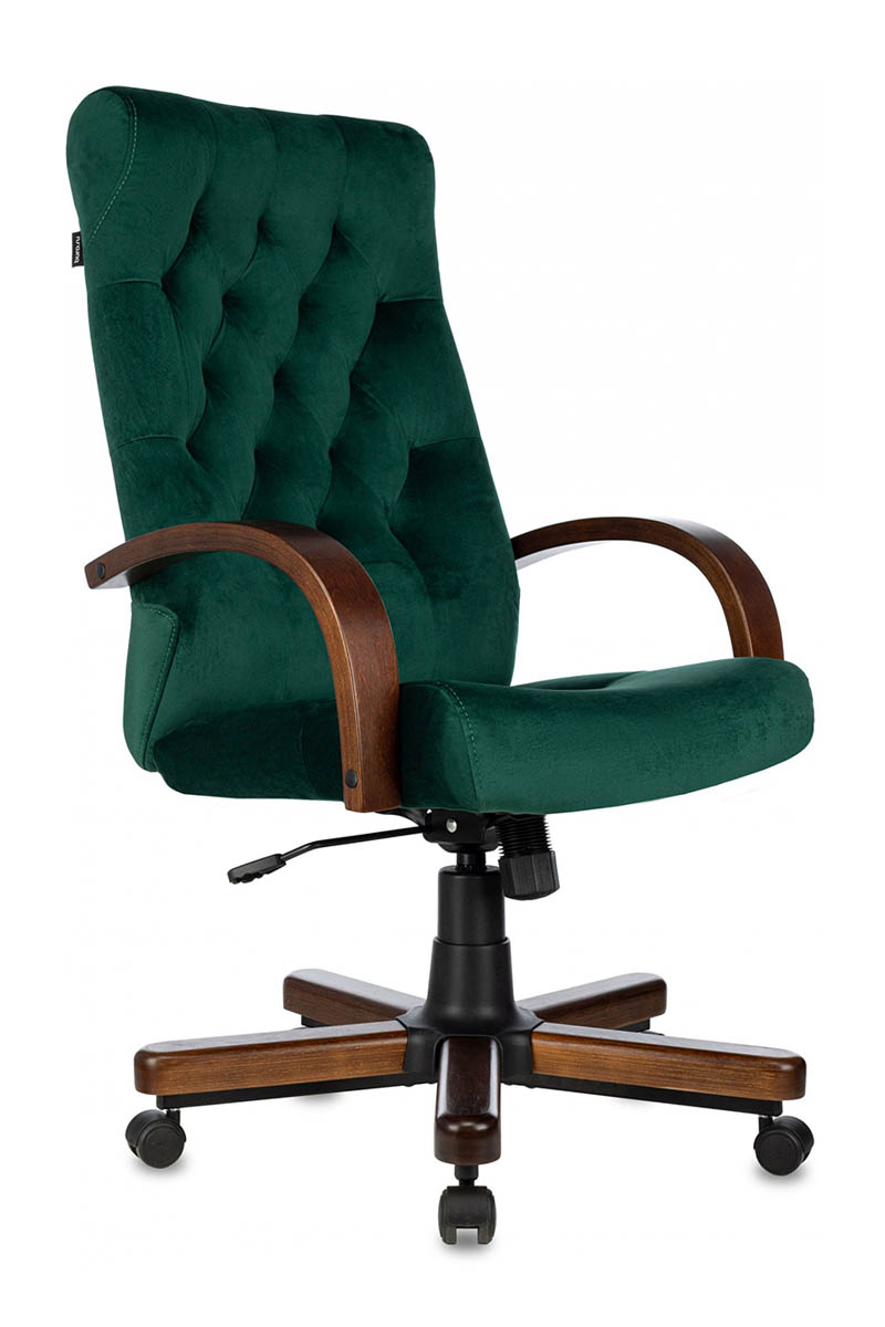 Кресло руководителя Бюрократ T-9928WALNUT ткань