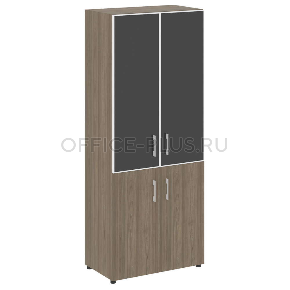 Шкаф высокий Yalta LT.ST-1.2R White/Black