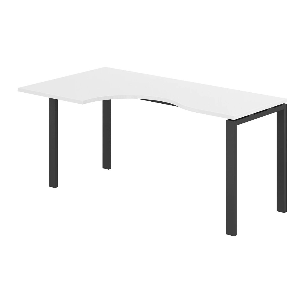 Стол эргономичный на металлокаркасе левый (60х30) Сигма SG.231
