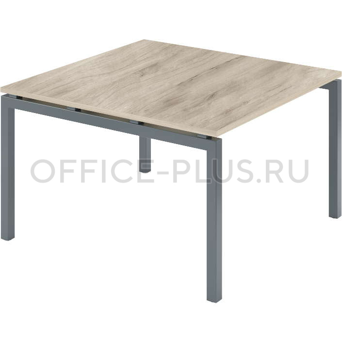 Стол для переговоров на металлокаркасе (П-опоры). Смарт СMСП-Х-12.123 (50х50)
