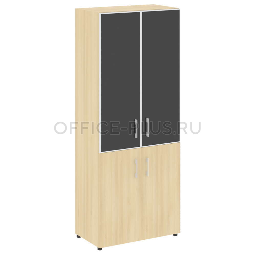 Шкаф высокий Yalta LT.ST-1.2R White/Black