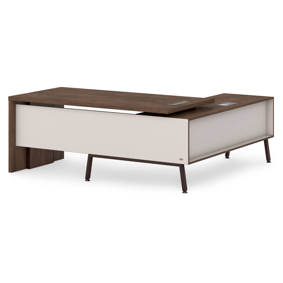 Стол руководителя с тумбой Lavana Supreme T-119л/пр