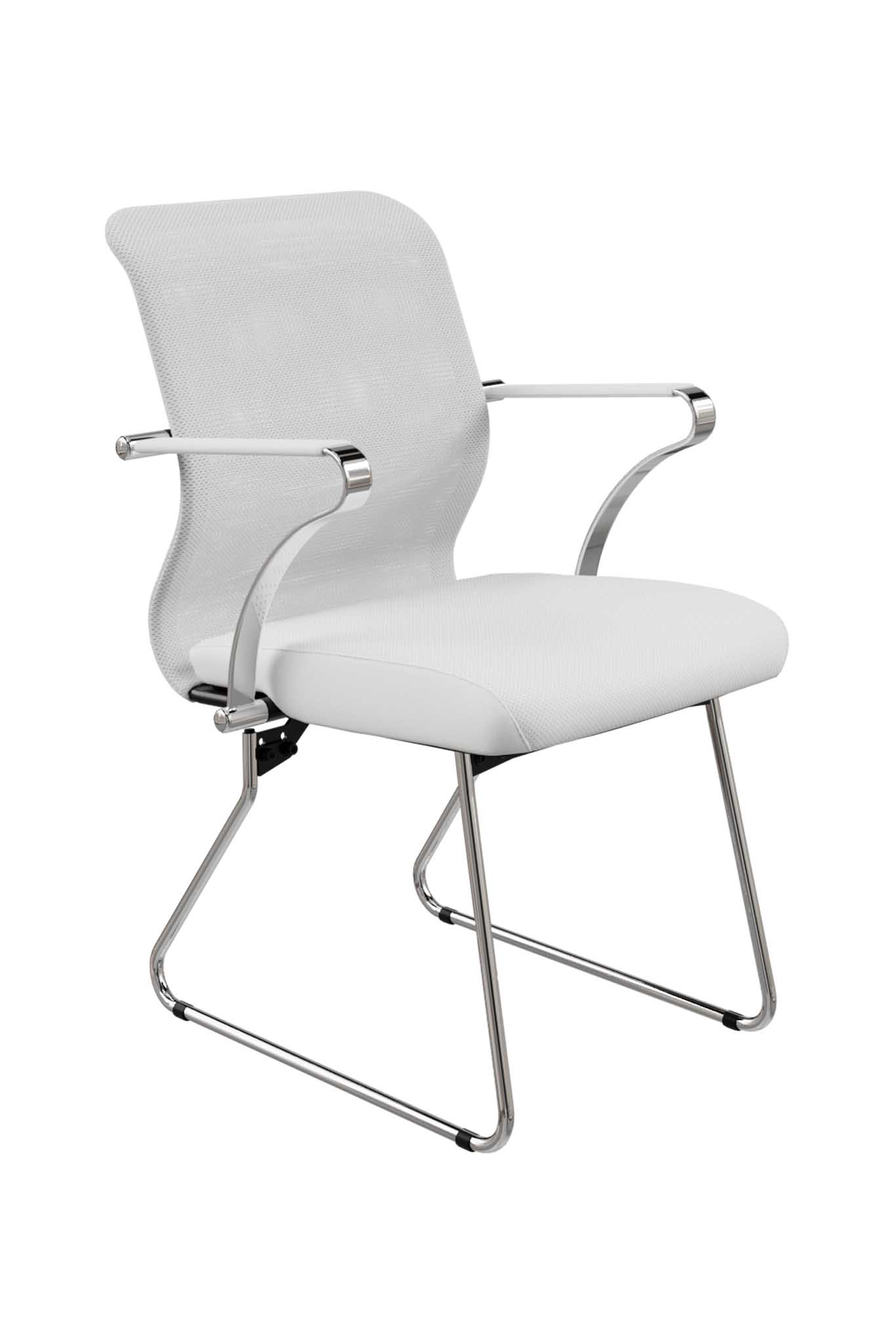 Кресло METTA ErgoLife S 8 M4-9K - Сетка(X2)+ЭкоКожа(Экстра) хром
