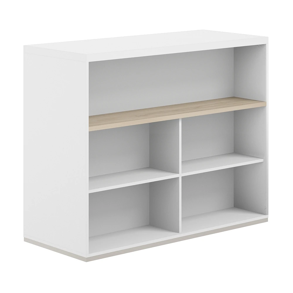 Шкаф стеллаж - комбо 2-стор. с топом, с экраном ЛДСП Allegro AG.254