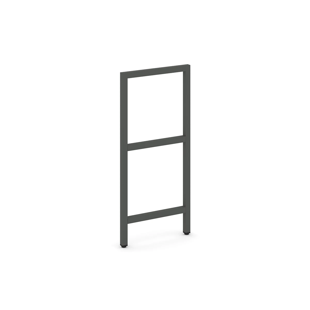 Перегородка стеллажа 2 яруса проходная Shelf System (металл белый) SN.MSP-2
