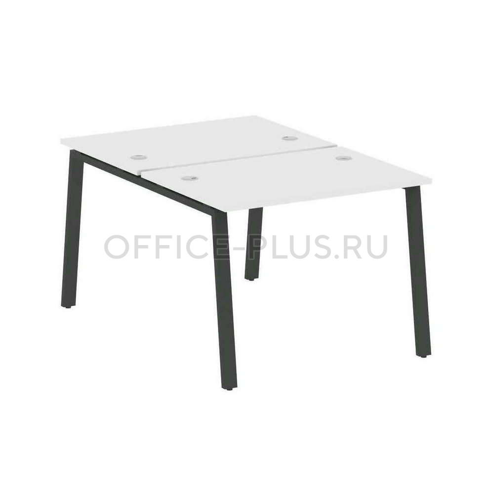 Рабочая станция 2 места Metal System Style на металлокаркасе БА.РАС-СП-2.1