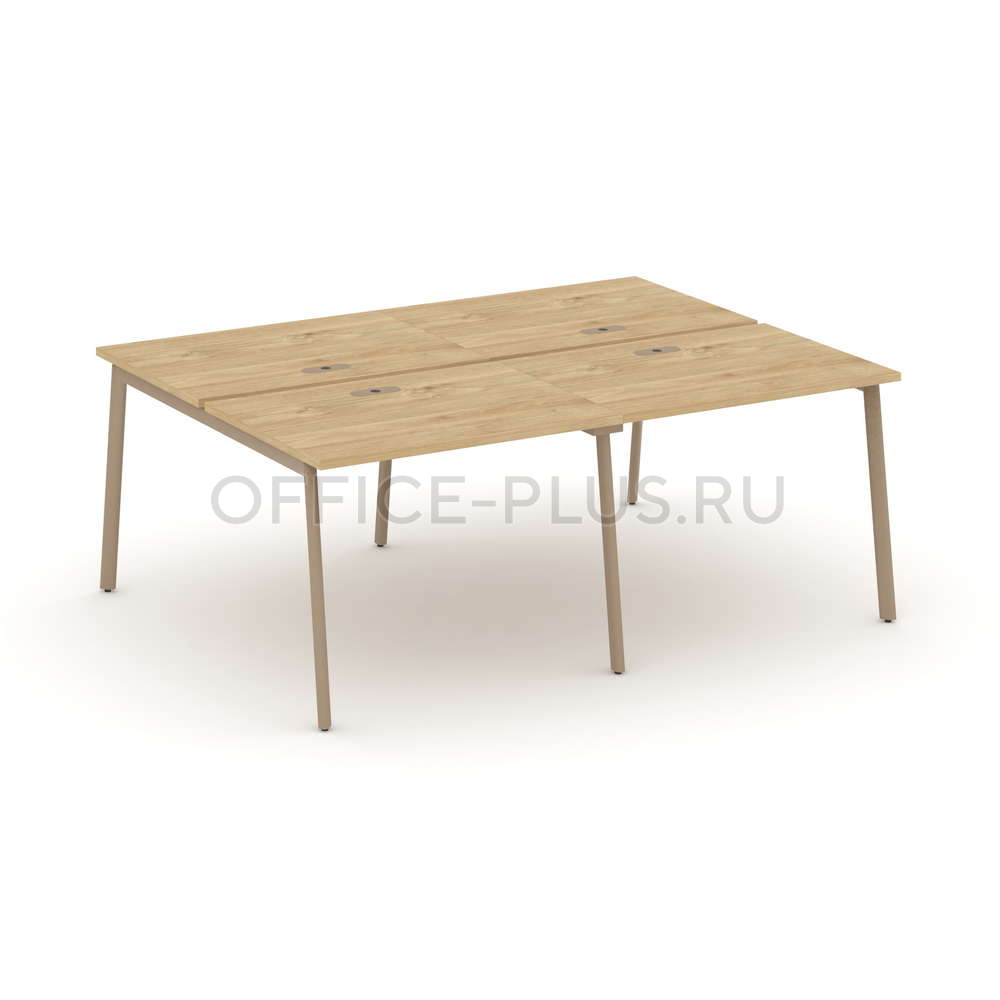 Рабочая станция 4 места на металлокаркасе Estetica ES.D.RS-4.1-LP