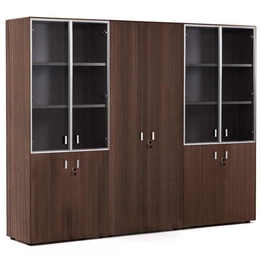 Шкаф высокий тройной комбинированный (с гардеробом) Enzo 109 731 ECL