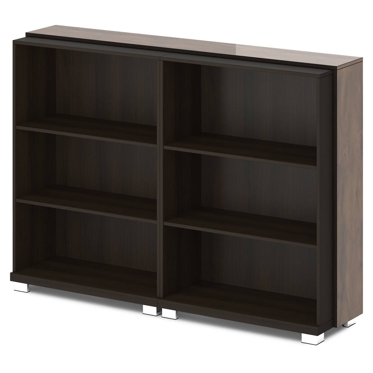 Шкаф стеллаж средний Grace двойной L-66