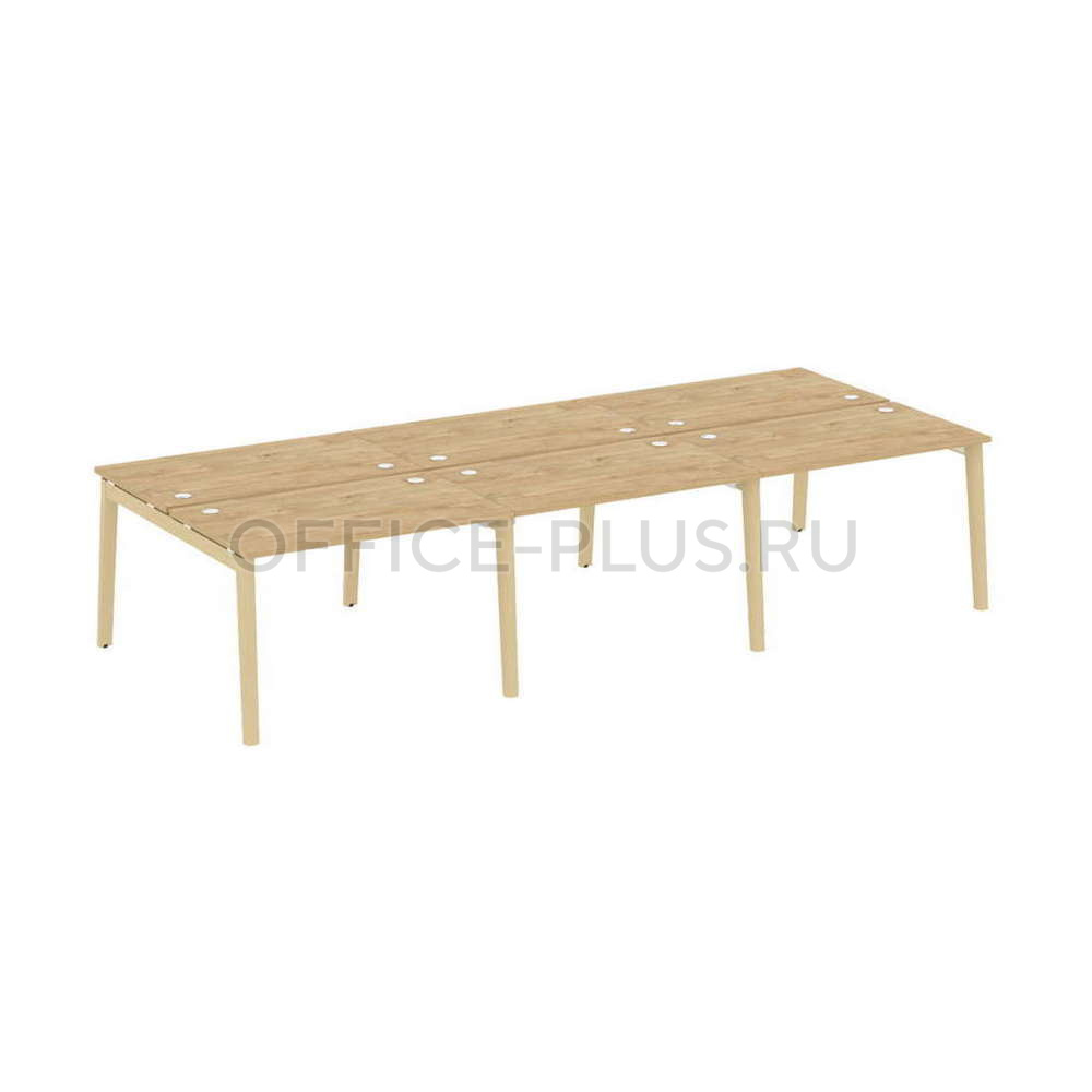 Рабочая станция 6 мест Onix wood OW.D.RS-6.2.7