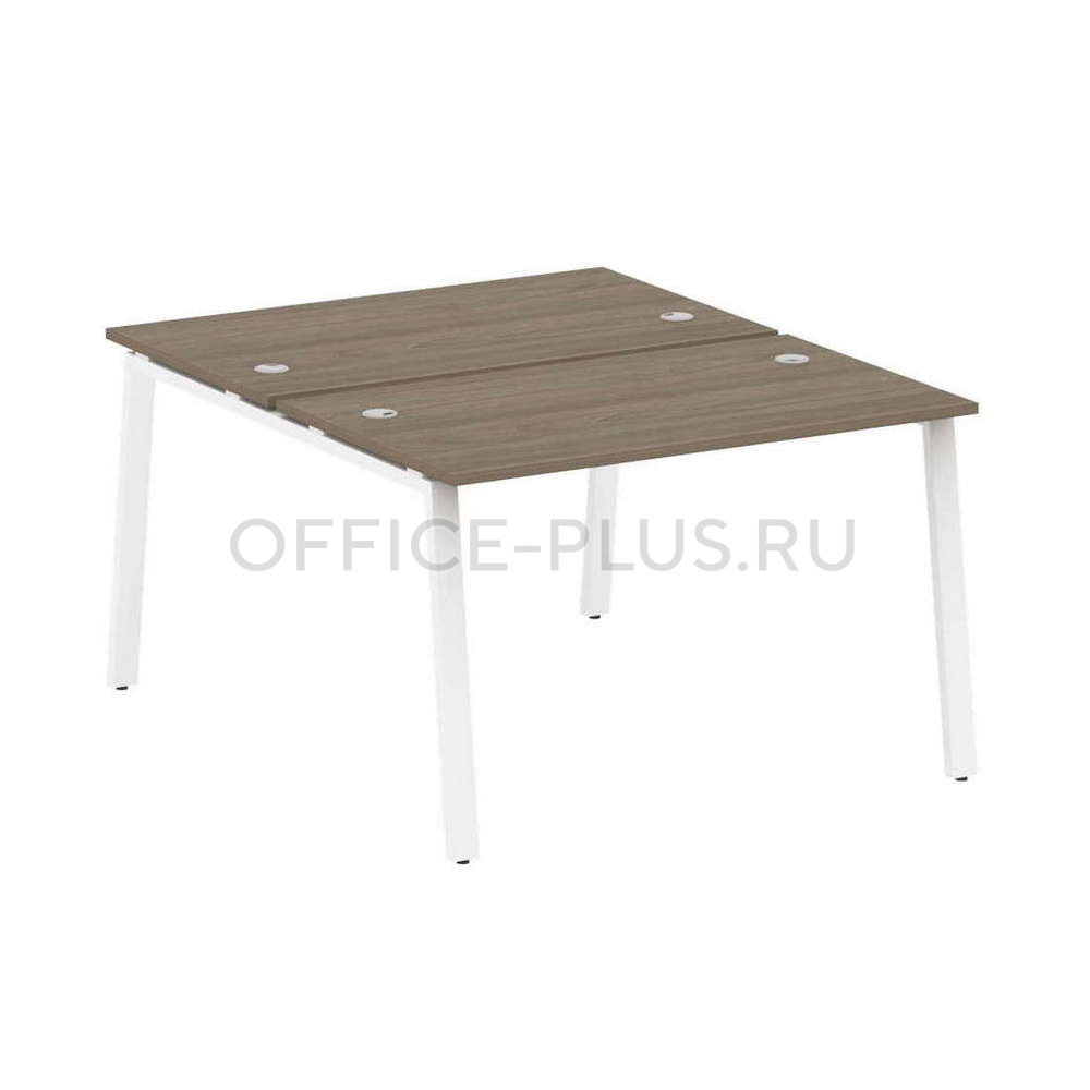Рабочая станция 2 места Metal System Style на металлокаркасе БА.РАС-СП-2.2