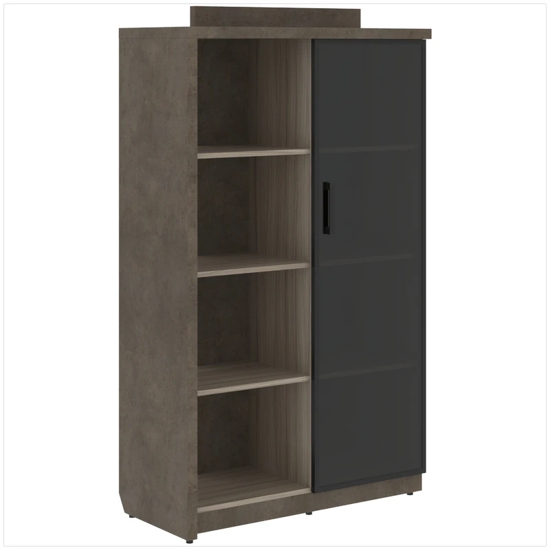 Шкаф высокий для документов правый Wood&Stone СФ-534182