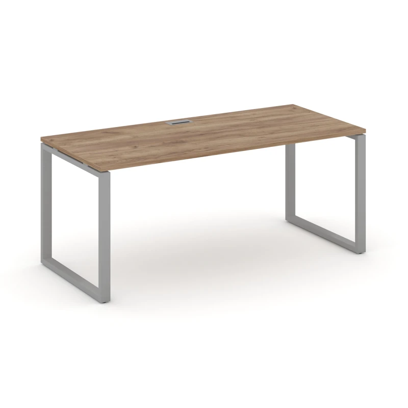 Стол руководителя на металлокаркасе (О-60x30 серый) STYLE PROJECT DIRECT SN-6O.SR-016.M