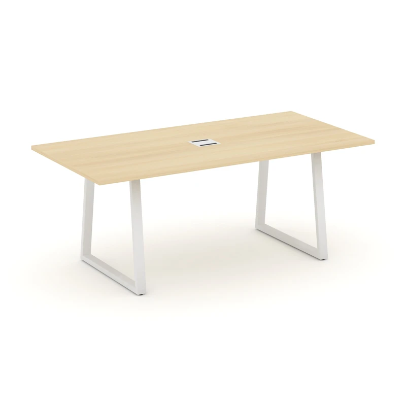 Стол для переговоров на металлокаркасе (АО-60x30 белый) Style Project Direct SN-6T1.SPRG-198