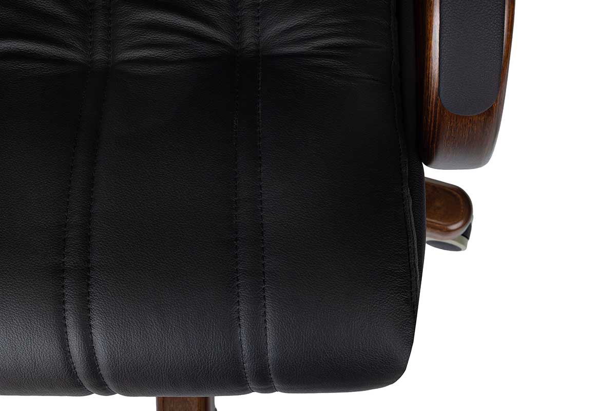 Кресло руководителя Бюрократ T-9932Walnut кожа