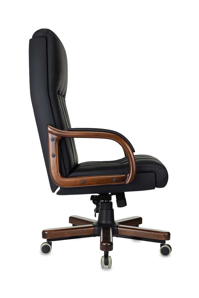 Кресло руководителя Бюрократ T-9932Walnut кожа