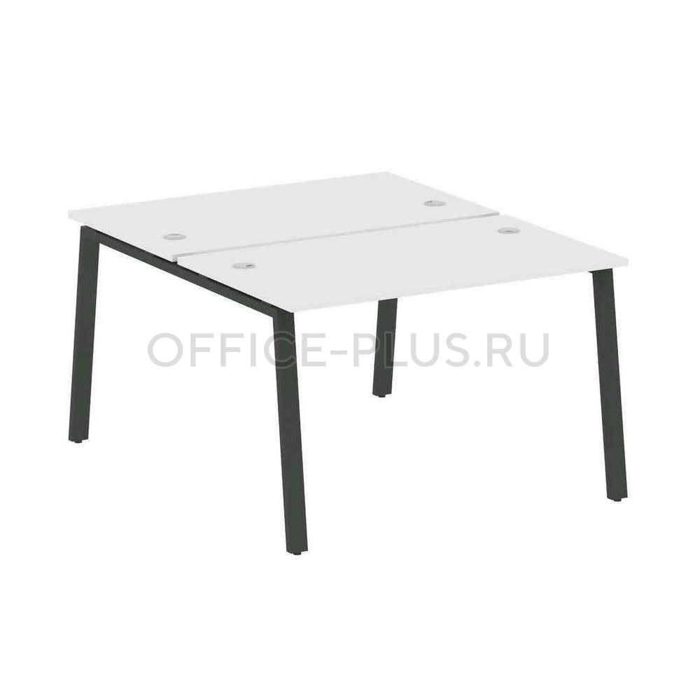 Рабочая станция 2 места Metal System Style на металлокаркасе БА.РАС-СП-2.2