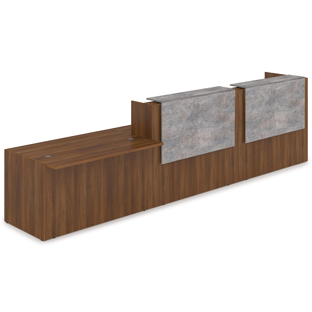 Комплект с фартуком ЛДСП (без подсветки) Lounge 1КРС-ДС.008