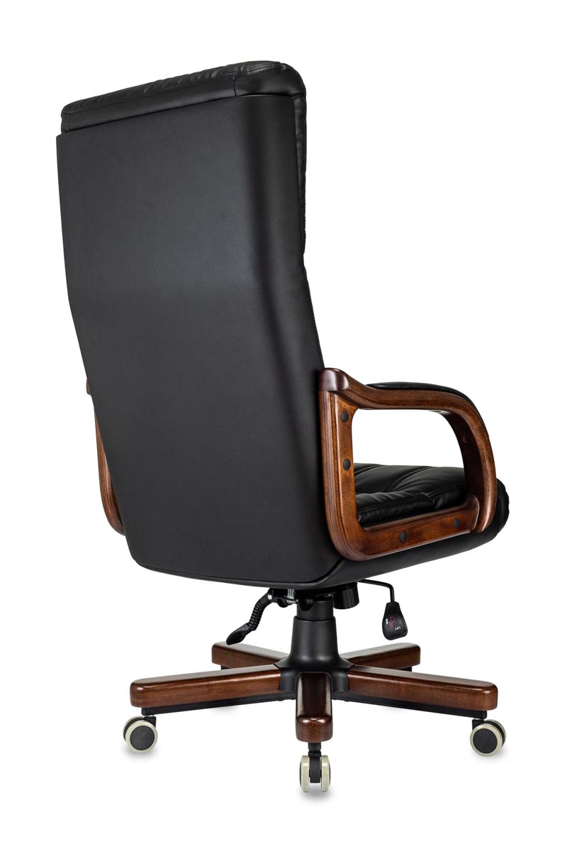 Кресло руководителя Бюрократ T-9932Walnut экокожа
