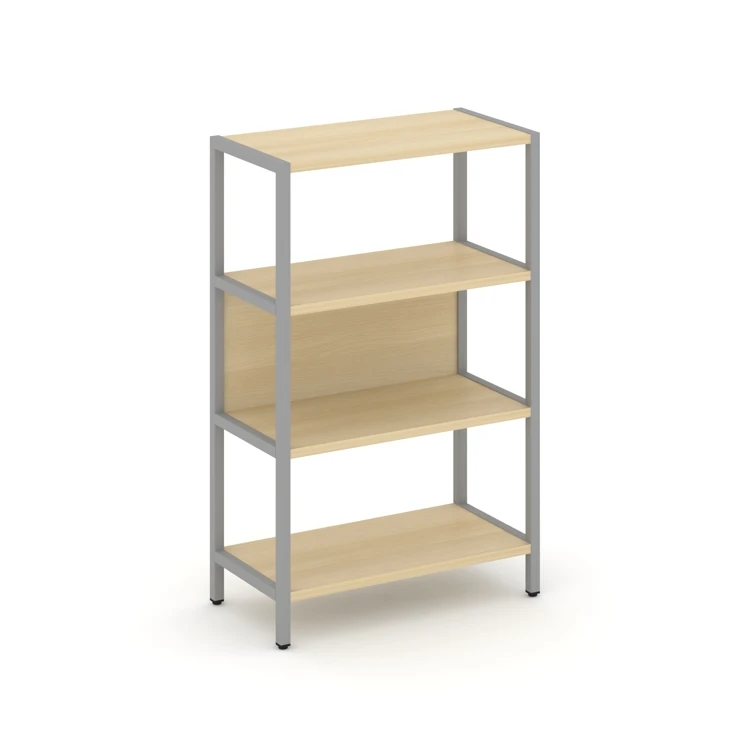 Односекционный стеллаж трехярусный Shelf System (металл серый) SN.STM-311